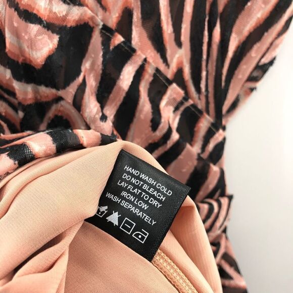 DUNDAS x REVOLVE Lana Mini Dress in Natural Zebra - Picture 6 of 9